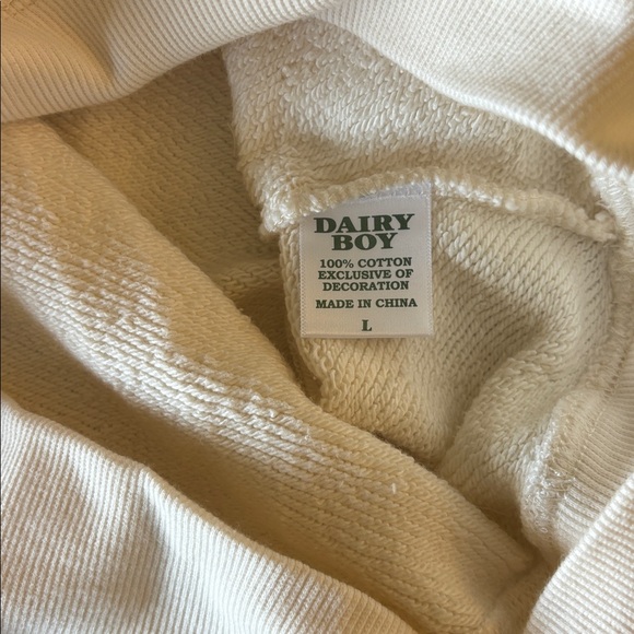 Dairy Boy Cream Sweater "Dairy Girl Summer" - Picture 7 of 8